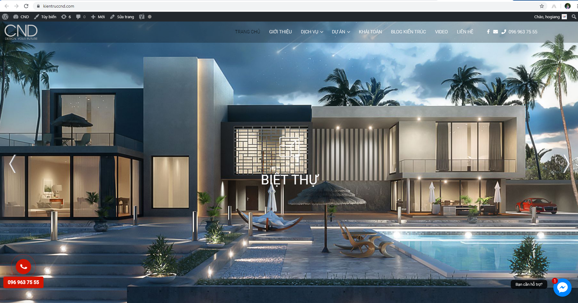 Thiết kế website kiến trúc quảng bá thương hiệu của bạn