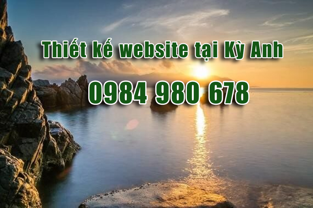 Thiết kế website tại Kỳ Anh Hà Tĩnh