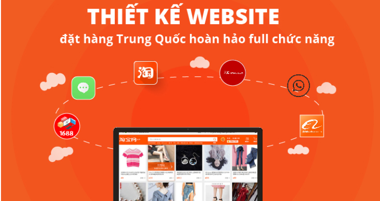 Thiết kế website đặt hàng Trung Quốc hoàn hảo full chức năng