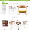 Mẫu website bán nội thất hàn quốc